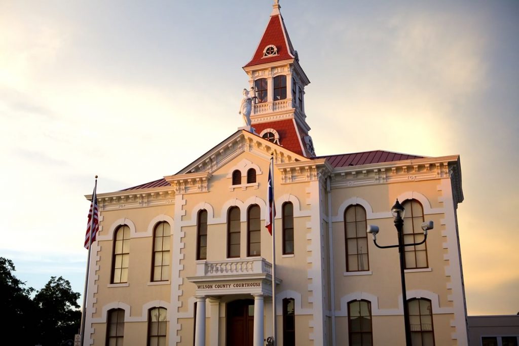 Floresville, population 8,045, is the county seat of Wilson County, Texas.